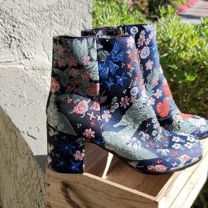 Indigo Rd. blue textile  Boots